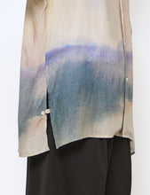Load image into Gallery viewer, BEIGE LANDSCAPE PRINTED OPEN COLLAR SHIRT
