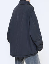 Load image into Gallery viewer, BLACK DETACHABLE MILITARY BLOUSON
