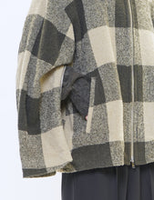 Load image into Gallery viewer, YELLOW BUFFALO PLAID STAND COLLAR ZIP BLOUSON
