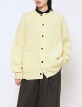 Load image into Gallery viewer, CREAM KID MOHAIR KNIT CARDIGAN
