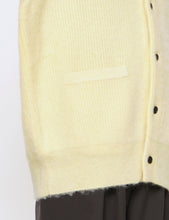 Load image into Gallery viewer, CREAM KID MOHAIR KNIT CARDIGAN
