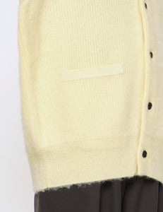 CREAM KID MOHAIR KNIT CARDIGAN