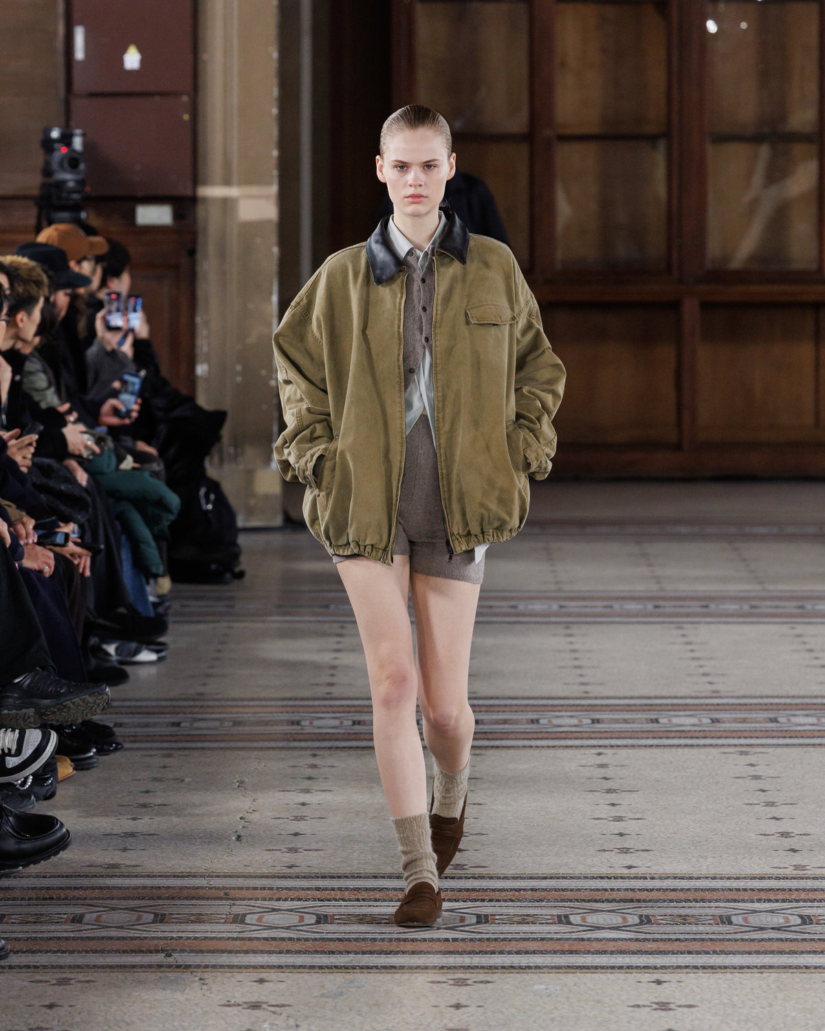 KHAKI SULFUR DYED OXFORD VINTAGE JACKET