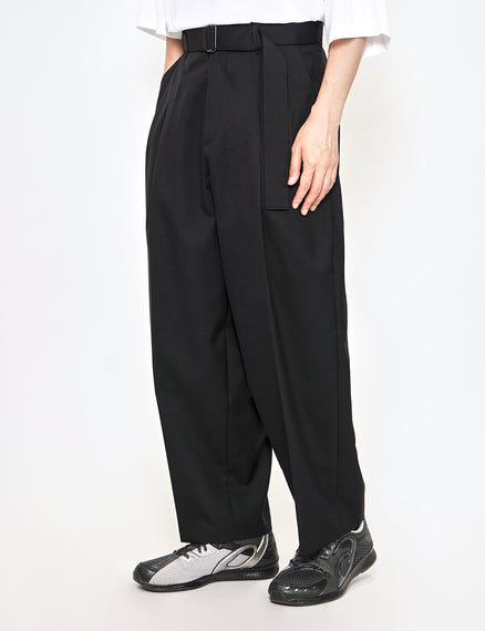 stein DARK CHARCOAL EXTRA WIDE TROUSERS – GRAPH LAYER