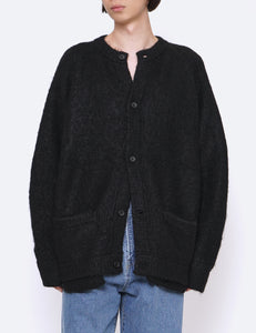 stein BLACK KID MOHAIR KNIT CARDIGAN – GRAPH LAYER