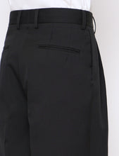 Load image into Gallery viewer, BLACK LONG WIDE TROUSERS
