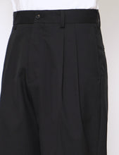 Load image into Gallery viewer, BLACK LONG WIDE TROUSERS
