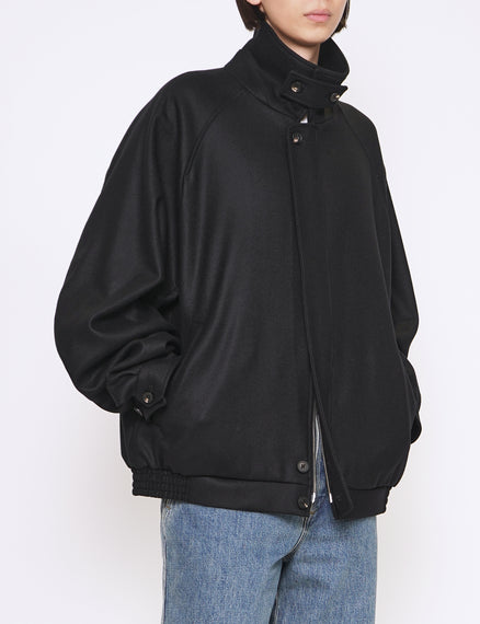 stein BLACK ANGULAR ZIP JACKET – GRAPH LAYER