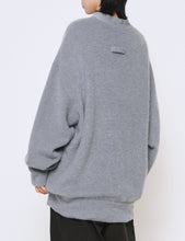 Load image into Gallery viewer, BLUE GREY FINE KID MOHAIR CARDIGAN
