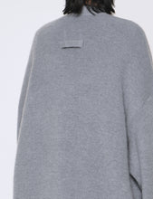 Load image into Gallery viewer, BLUE GREY FINE KID MOHAIR CARDIGAN
