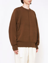 Load image into Gallery viewer, CAMEL HIGH STRETCH CREW NECK LONG SLEEVE KNIT
