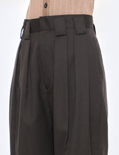 Load image into Gallery viewer, DARK CHARCOAL DOUBLE WIDE TROUSERS
