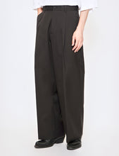 Load image into Gallery viewer, DARK CHARCOAL EXTRA WIDE TROUSERS
