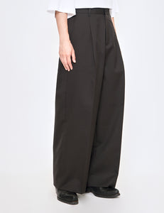 DARK CHARCOAL EXTRA WIDE TROUSERS