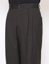 Load image into Gallery viewer, DARK CHARCOAL LONG WIDE TROUSERS
