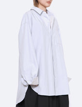 Load image into Gallery viewer, OFF GREY OVERSIZED BREAKABLE LONG SHIRT
