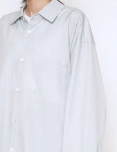 Load image into Gallery viewer, OFF GREY OVERSIZED DOWN PAT SHIRT
