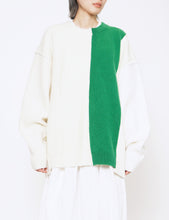Load image into Gallery viewer, OFF X GREEN OVERSIZED MULTI PATCHED LONG SLEEVE KNIT
