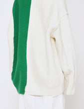 Load image into Gallery viewer, OFF X GREEN OVERSIZED MULTI PATCHED LONG SLEEVE KNIT
