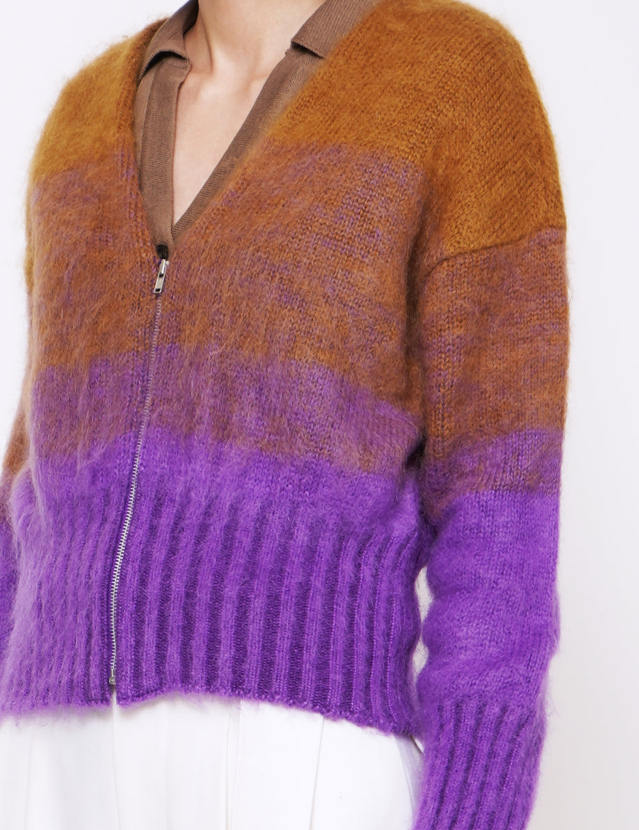 TELOPLAN PURPLE MIX ATITAYA COLOUR GRADIENT KNIT