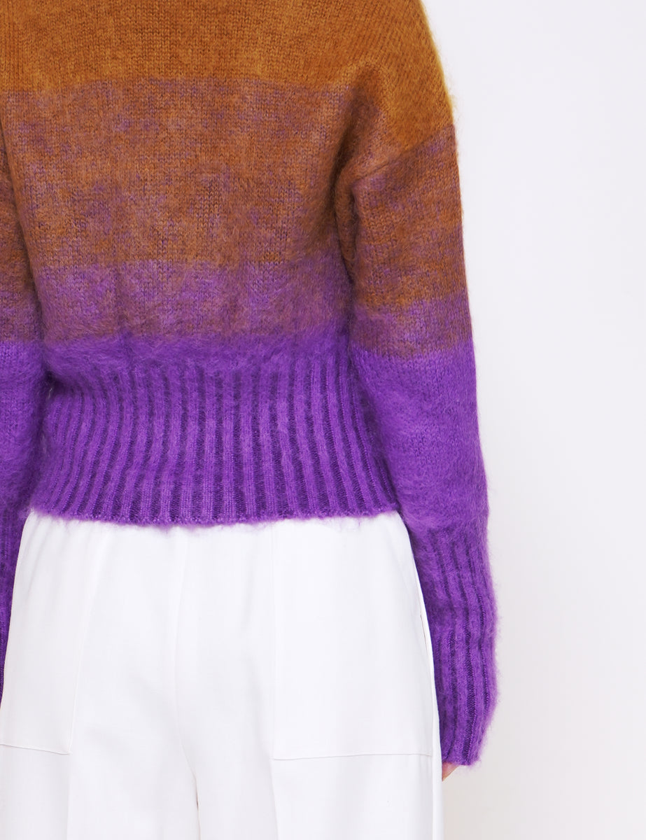 TELOPLAN PURPLE MIX ATITAYA COLOUR GRADIENT KNIT