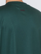 Load image into Gallery viewer, GREEN OVERSIZED LYOCELL POCKET TEE
