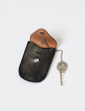 Load image into Gallery viewer, BLACK COW LEATHER KEY CASE S
