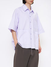 Load image into Gallery viewer, LILAC SHORT SLEEVE BOXY SHIRT
