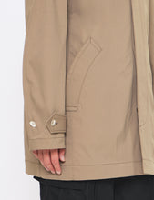 Load image into Gallery viewer, BEIGE RECYCLED NYLON CAR COAT

