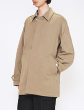 Load image into Gallery viewer, BEIGE RECYCLED NYLON CAR COAT
