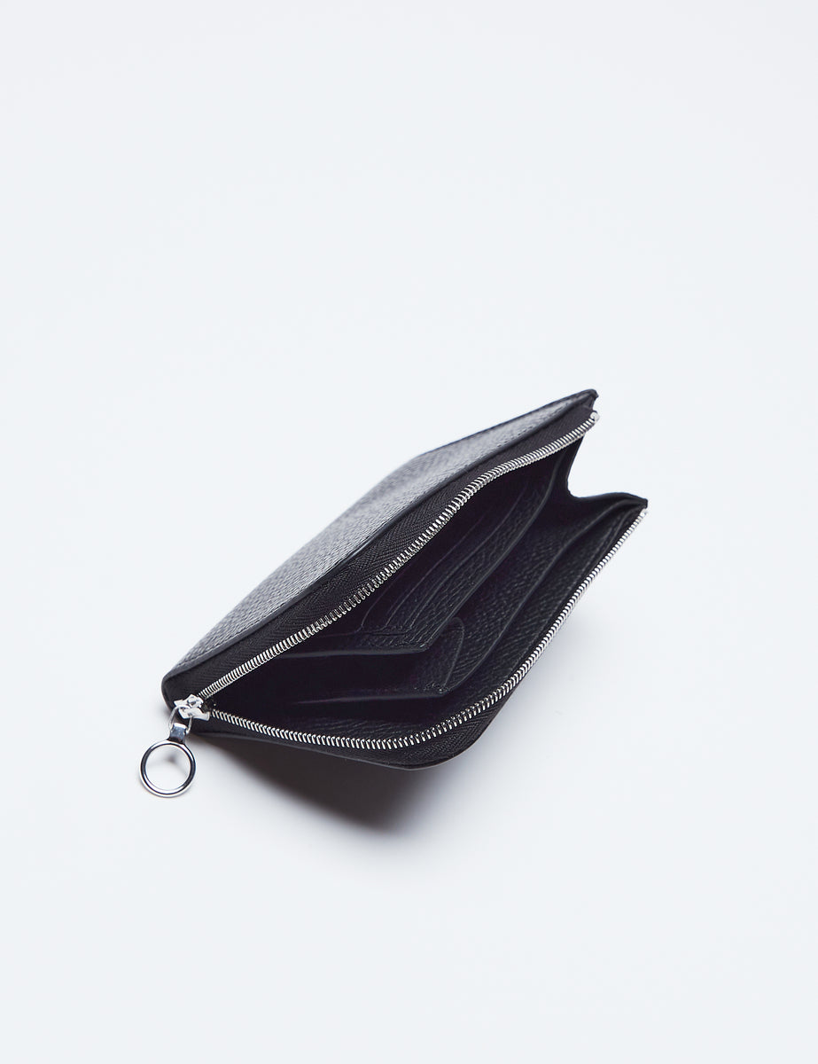 AETA BLACK Grained cow leather WALLET TYPE B PG16 – GRAPH LAYER