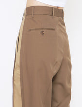 Load image into Gallery viewer, BEIGE BROKEN WIDE TWO PLEATED TROUSERS
