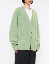 Load image into Gallery viewer, LIME BABY ALPACA RIB CARDIGAN
