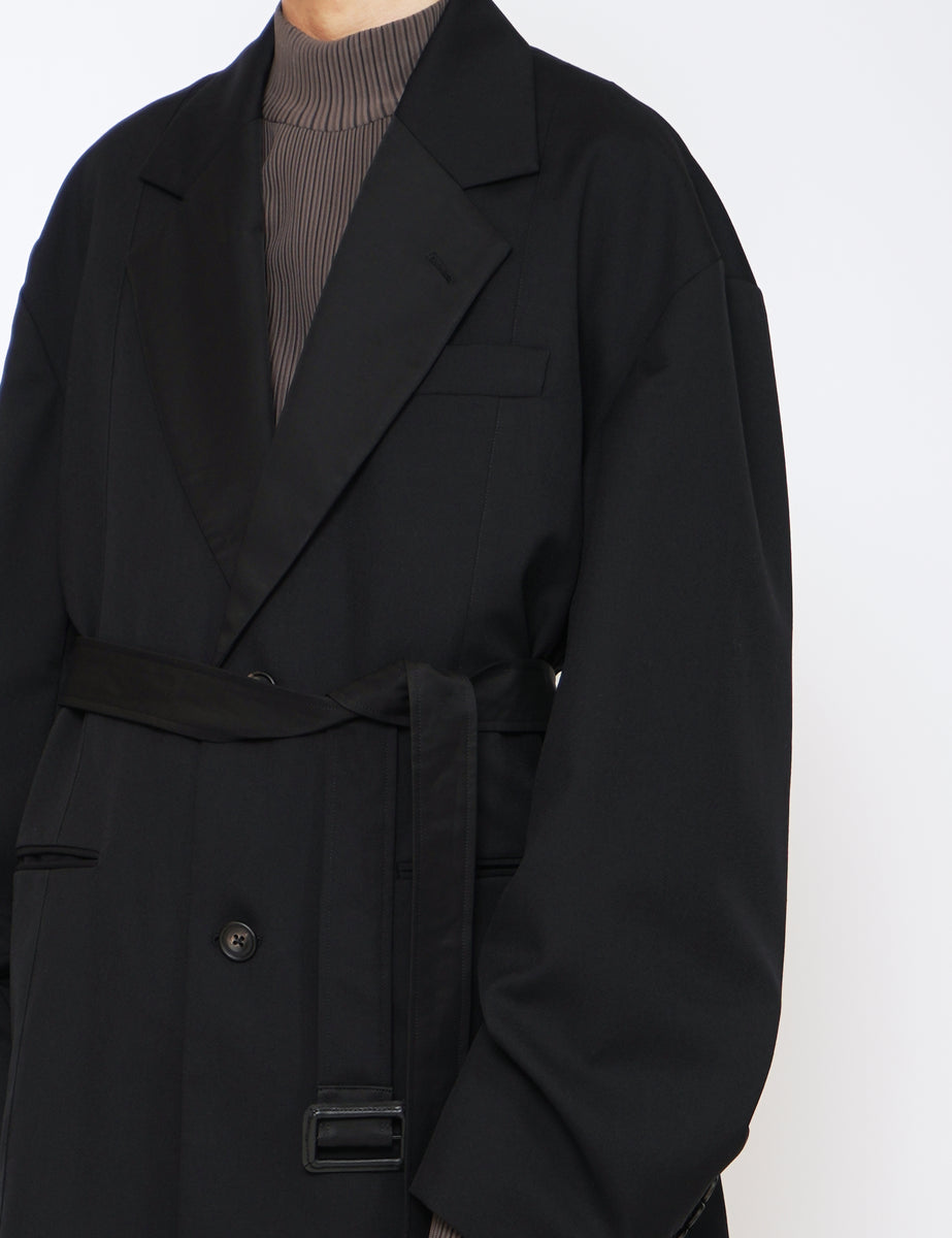 stein BLACK EXTRA OVERSIZED JACKET – GRAPH LAYER