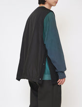 Load image into Gallery viewer, BLACK WOOL GABARDINE COMBINATION VEST

