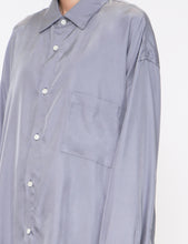Load image into Gallery viewer, BLUE GREY OVERSIZED CUPRO LONG SLEEVE SHIRT
