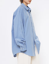 BLUE OVERSIZED STANDARD SHIRT