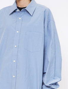 BLUE OVERSIZED STANDARD SHIRT