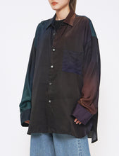 Load image into Gallery viewer, GRADATION OVERSIZED CUPRO LONG SLEEVE SHIRT
