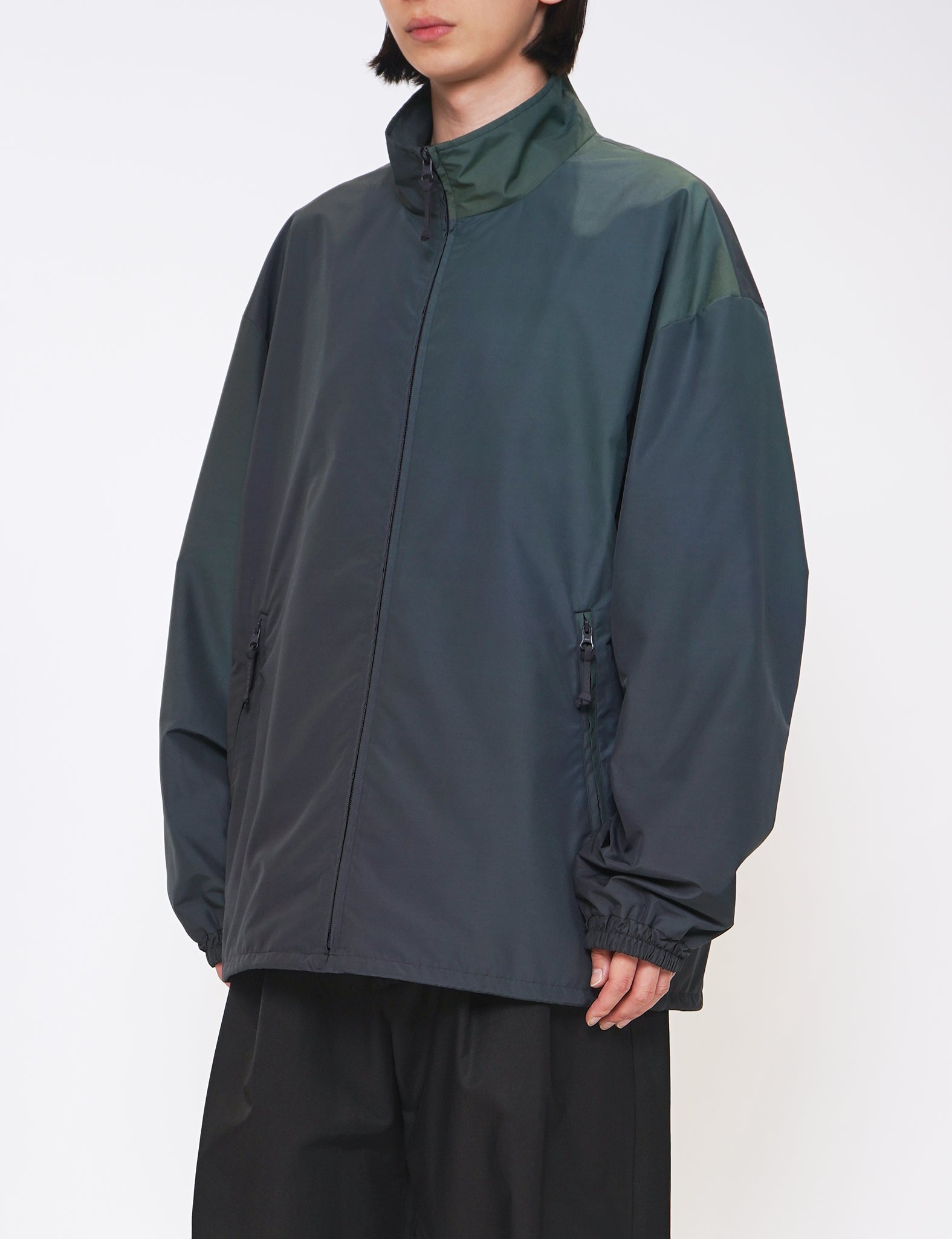 stein GRADATION WINDBREAKER STAND COLLAR JACKET – GRAPH LAYER