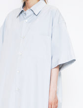 Load image into Gallery viewer, LT. BLUE GREY OVERSIZED SS SHIRT
